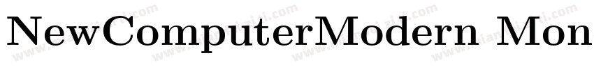 NewComputerModern Mono 10 Book字体转换